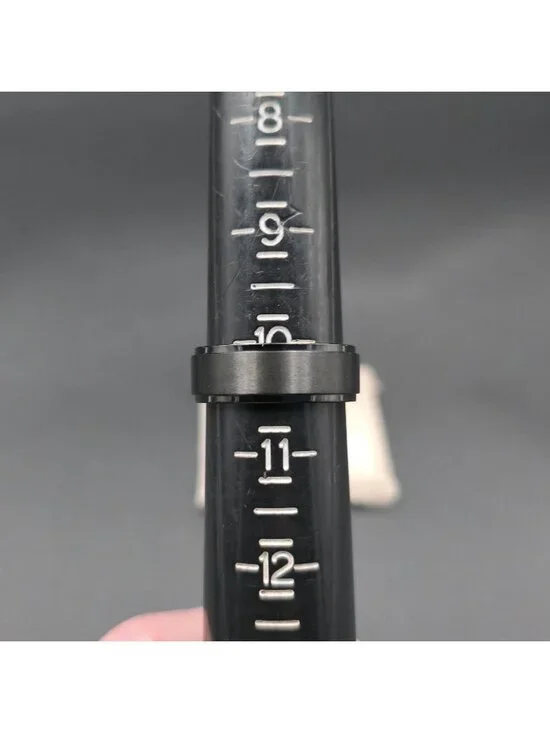 Size 10.25 Titanium Minimalist Brushed Band Ring A7400 - Picture 5 of 7